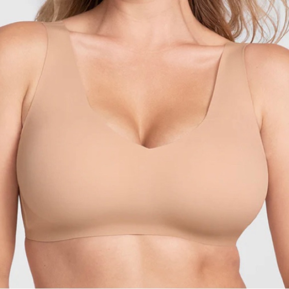 Honeylove LWBR0101 V Neck Soft Form Bra Large